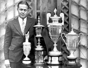 Jones after his Grand Slam in 1930. (Photo from augusta.com)