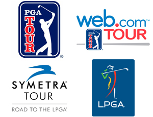 what are the professional golf tours